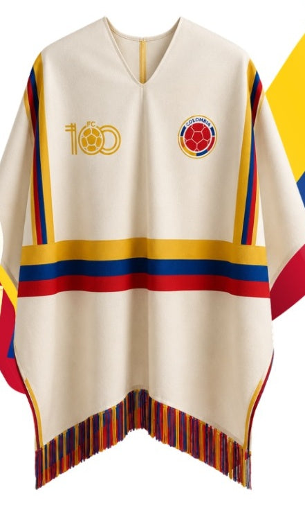 Poncho Selección Colombia 100 Años⚽