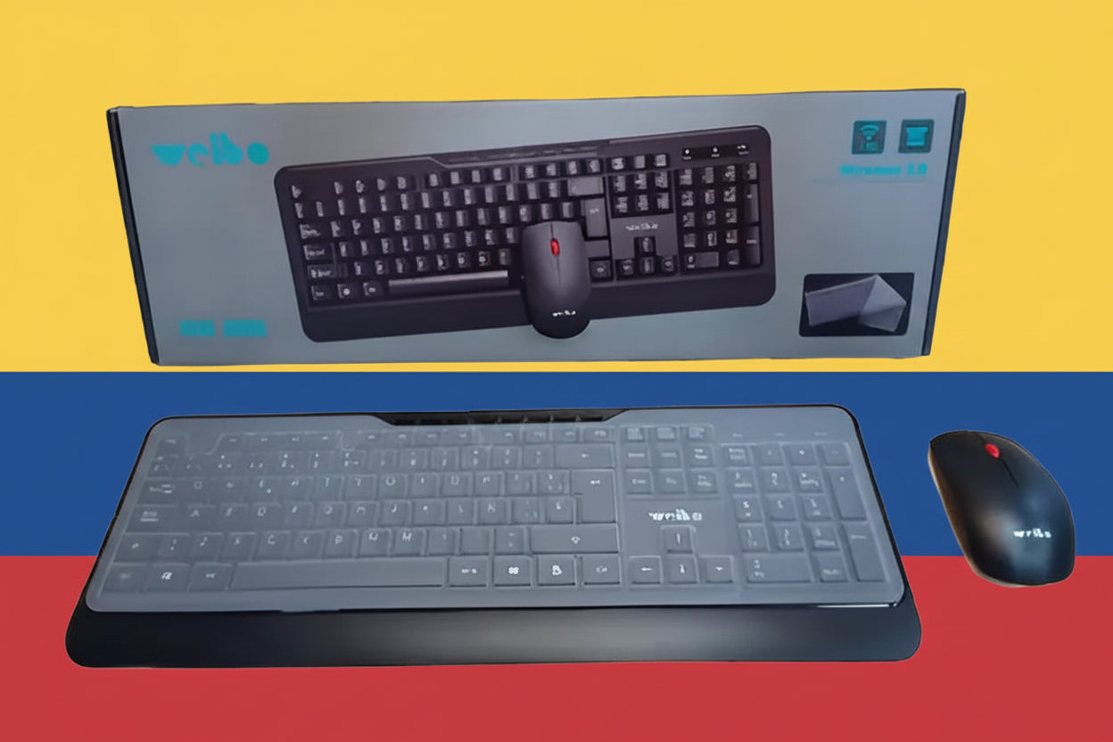 Combo Teclado y Mouse Inalámbrico WB900 ⌨️🖱️