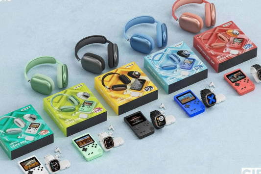 Combo Reloj + Audífonos + Balaca + Game Boy K13 🎁🎧⌚🎮