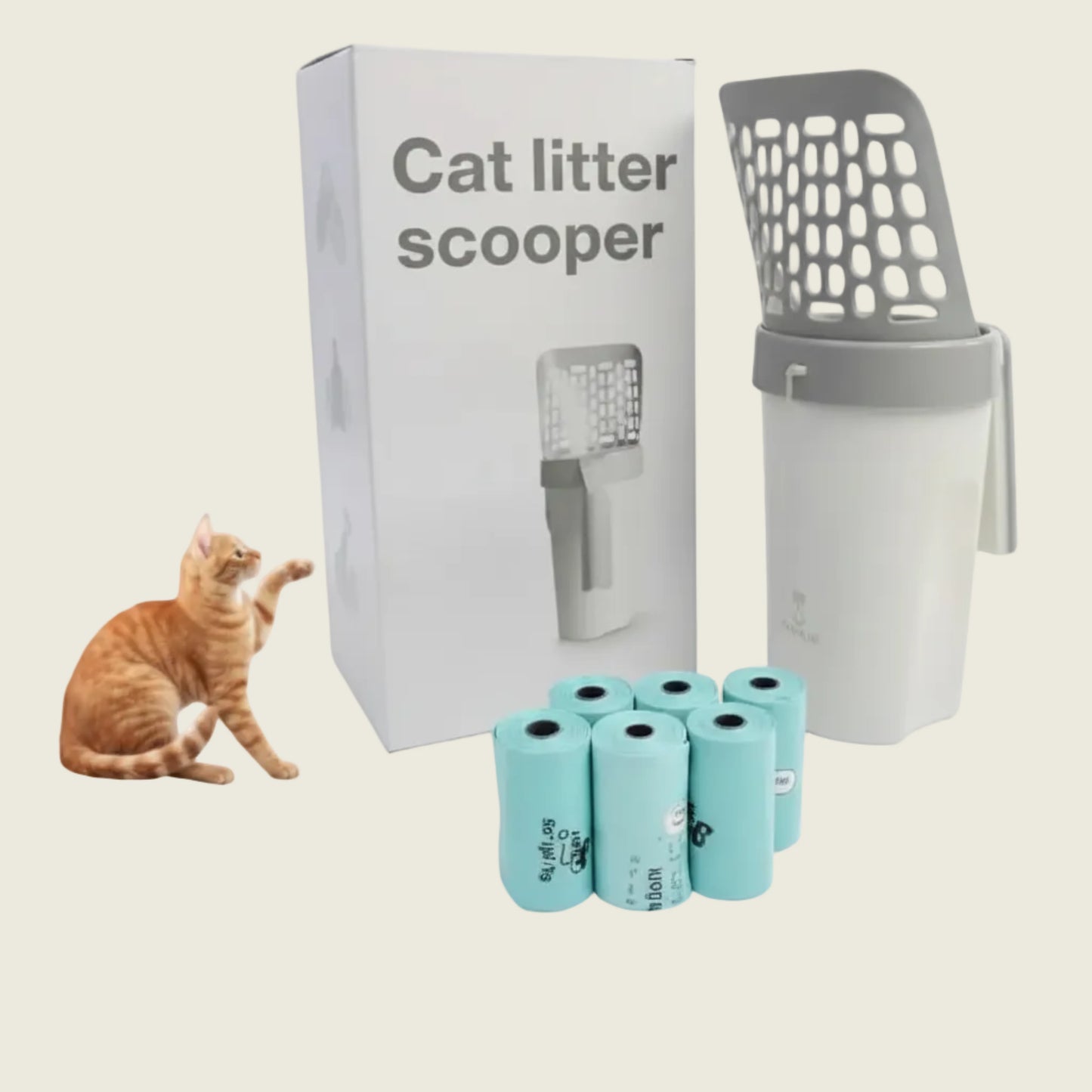Recogedor de heces para mascota 🐾🧹