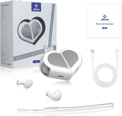 Audífonos Inalámbricos Corazón  — Bluetooth  🎧❤️