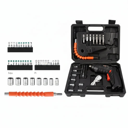 Destornillador Eléctrico con Luz LED 🔦🔧⚡